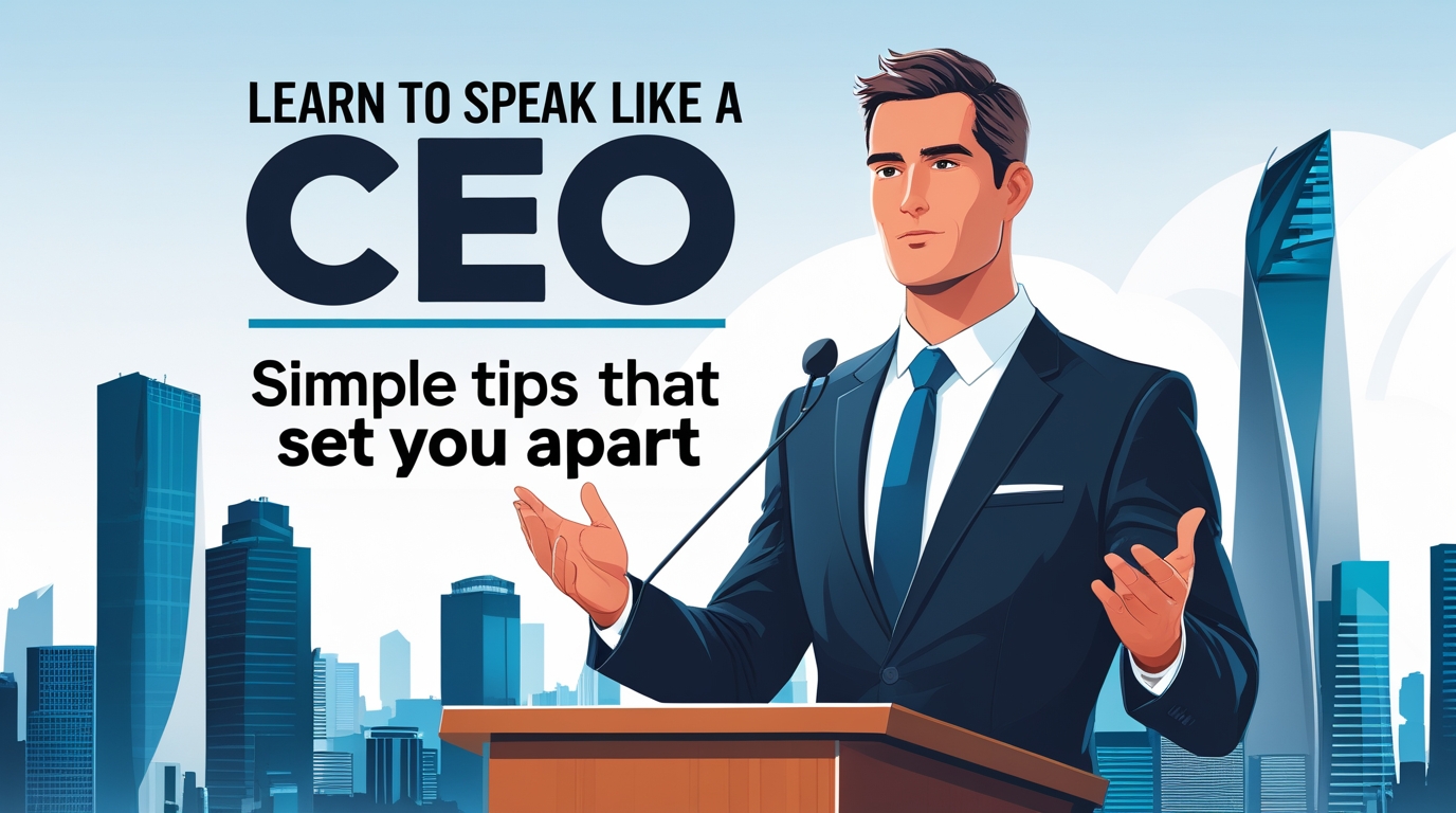 Learn to Speak Like a CEO | Simple Tips That Set You Apart